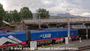 LKAB - IORE 122 "Råtsi" i Narvik d. 22/7-2022. © Michael Koefoed-Hansen